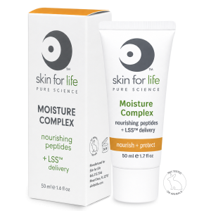 Moisture Complex Retail 1.7 fl oz – Peptide Moisturizer with Hyaluronic Acid, Ceramides & LSS™ Delivery for Long-Lasting Hydration.