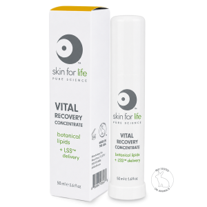 Vital Recovery Concentrate with Botanical Lipids and LSS™ Delivery retail moisturizer for sensitive, compromised, post-treatment, dry, oily, and combination skin with advanced barrier support.