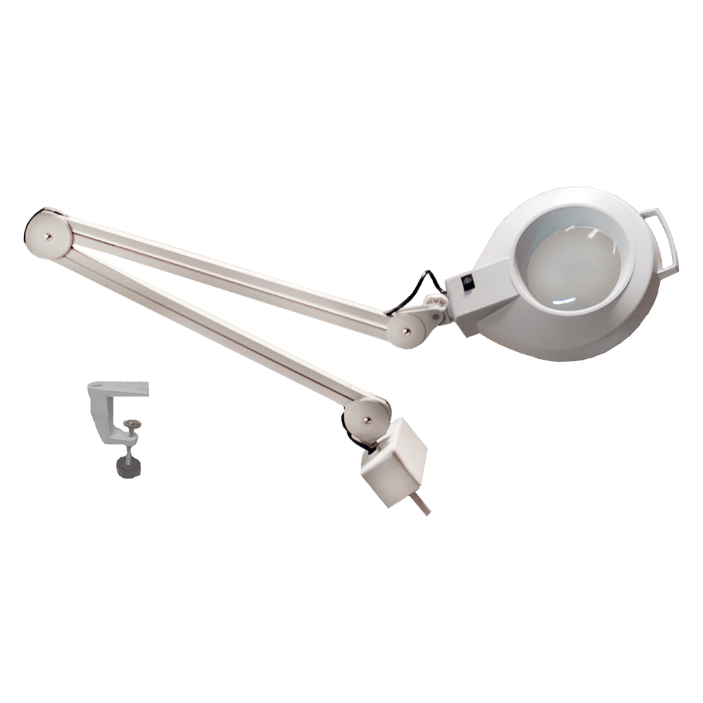Mag Lamp And Steamer Combo With Stand Examination Magnifying Lamp