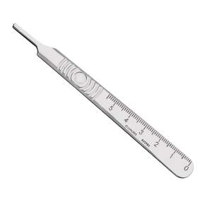 Professional #3 Dermaplaning Scalpel Handle for blades #6 through #16