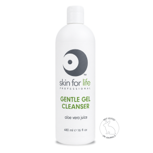 Skin for Life Gentle Gel Cleanser 16 fl oz professional size for esthetic skincare treatments.