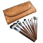 Professional Makeup Brush Set with Travel Carrying Case