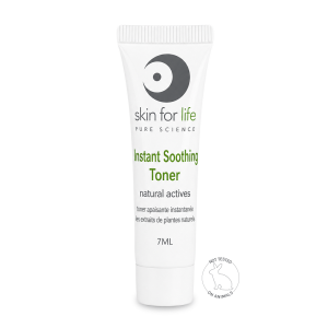 Skin for Life Instant Soothing Toner Sample Size lets you experience calming hydration and barrier support at home or while traveling.