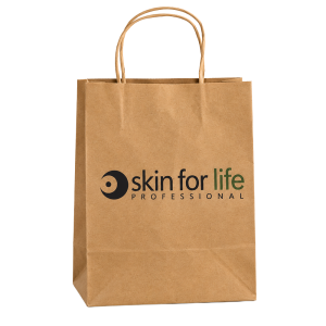 Skin for Life Kraft Paper Bag, Medium Size.