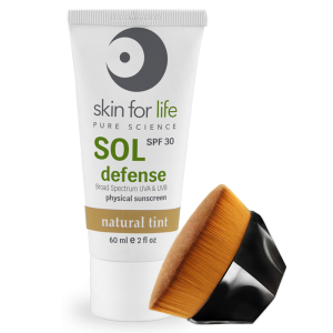 SOL Defense SPF 30 Natural Tint plus Kabuki Brush