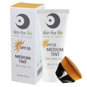 SOL Defense Medium Tint Sunscreen SPF 30 21% zinc oxide