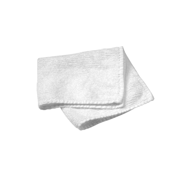 Toallas faciales-Blanco 30"x14.5" (paquete de 12)