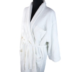 Spa Robe White Plush