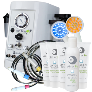 Nue Skin 500 Microdermabrasion Oxygen Infusion and LED Light Therapy