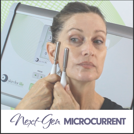 Skin for Life Microcurrent Techniques with Ball Wands and Straight Wands.