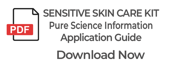 Sensitive skin care kit for redness reduction, barrier repair, and calming hydration by Skin for Life.