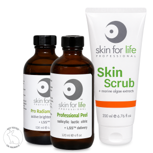 Professional peel System with Skin Scrub marine algae