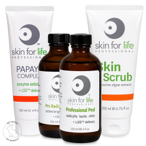 Professional System with a choice of Skin Scrub or Papaya Complex FREE product.