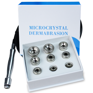Professional Diamond Microdermabrasion Kit with Handpiece, 9 Diamond Tips and 100 White Disc Filters.
