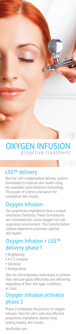 Oxygen Infusion Marketing Informational Rack Card.