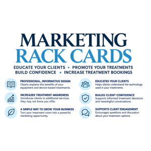 Marketing Informational Rack Cards to educate your clients.