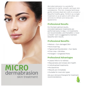 Microdermabrasion Client Information Card