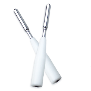 Microcurrent Straight Wands for facial toning.