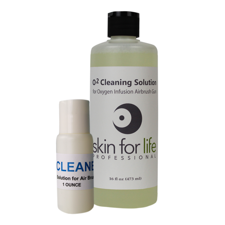 O2 Cleaning Solution for Oxygen Infusion Airbrush Skin for Life