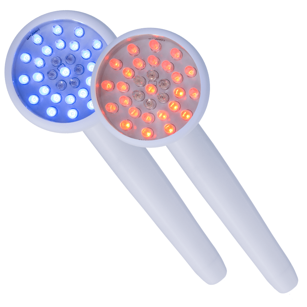 LED Light Therapy Red & Blue Professional Facial Hand Pieces