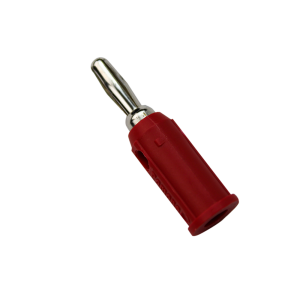 Red Microcurrent Banana Plug is used to support straight and ball wands.