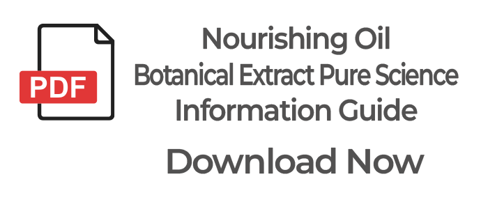 Nourishing Oil Skin for Life Pure Science Information Guide PDF explaining botanical lipid hydration, skin barrier support, and professional skincare application.