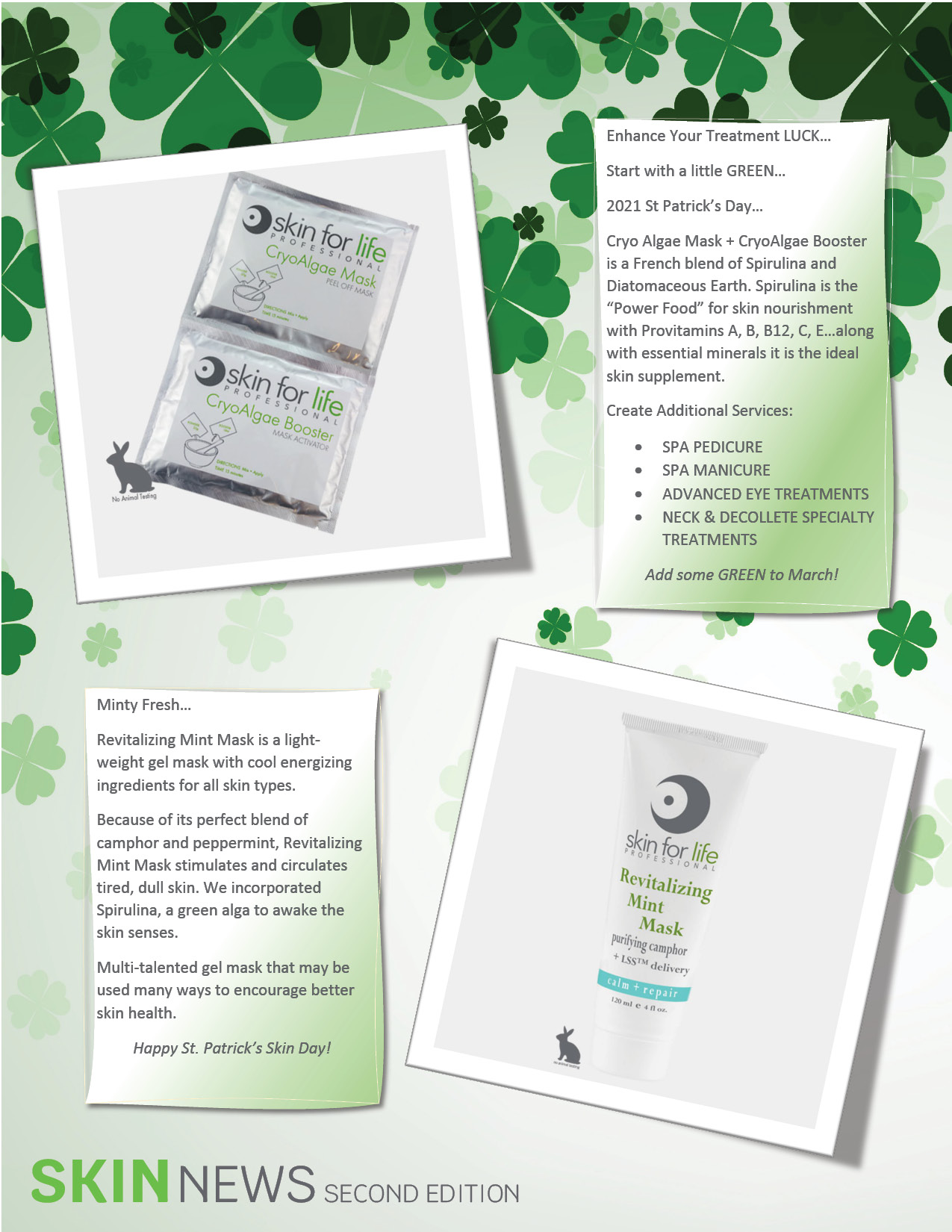 SKIN News second edition | St. Patrick's Skin Month.