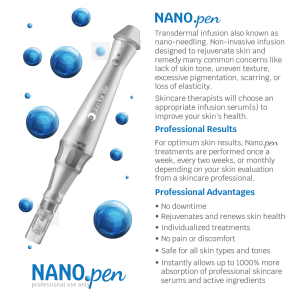 Nano Transdermal Infusion Rack Card