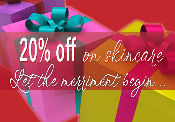 25 Days till Christmas Skincare 20% off…