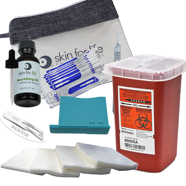 Esthetic Supplies plus dermaplaning kits.