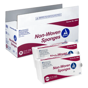 Dynarex Non-Woven Esthetic Gauze Sponges 10/Case.
