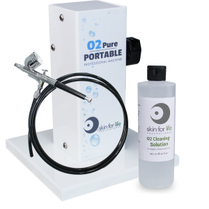O2 Pure Portable Machine Only. Includes airbrush and 16 FL oz. O2 cleaner.